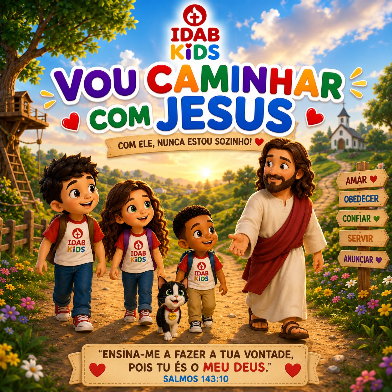 Vou caminhar com Jesus